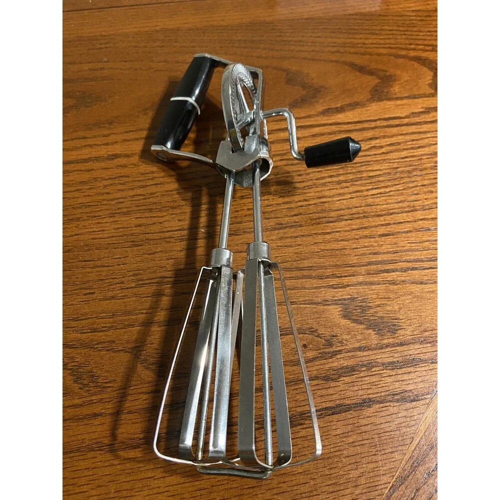 Vintage Hand Mixer Egg Beaters Kitchenware, Stainless Steel – Japan